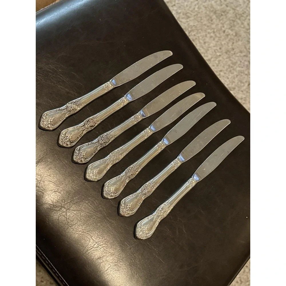 Oneida Kennett Square Distinction Deluxe HH‎ Stainless Dinner Knives Set Of 7